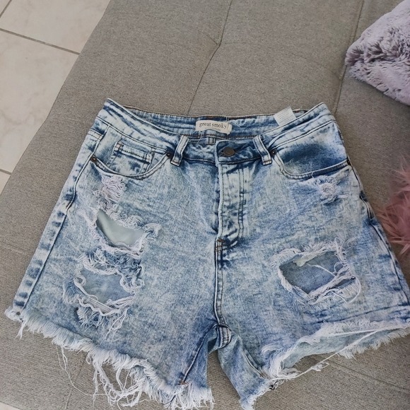 Blue Jeans Short Size L - Picture 1 of 5
